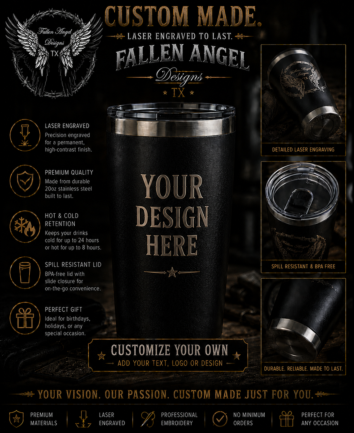 Custom 20 oz Tumbler