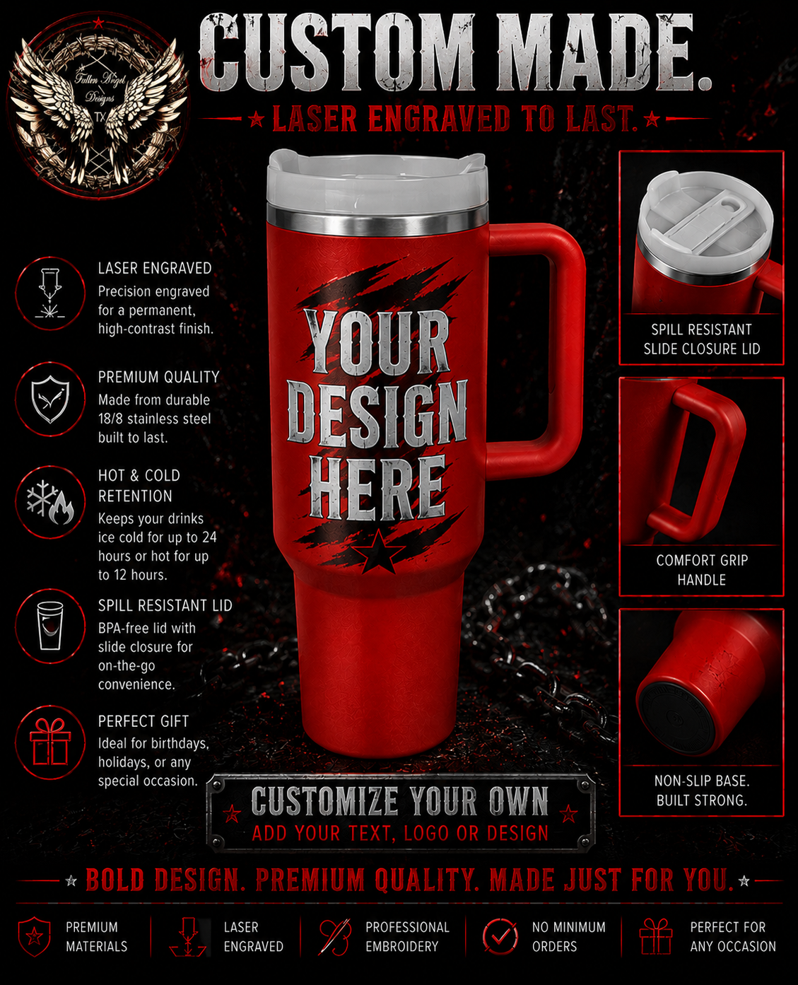 Custom 40 oz Tumbler