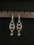 Chainmaille Ball Drop Earrings