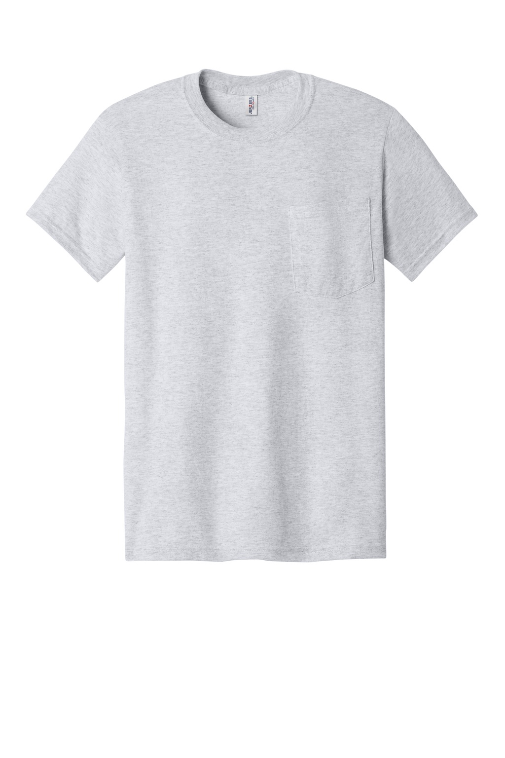Jerzees 29MP pocket T-shirt Ash front view