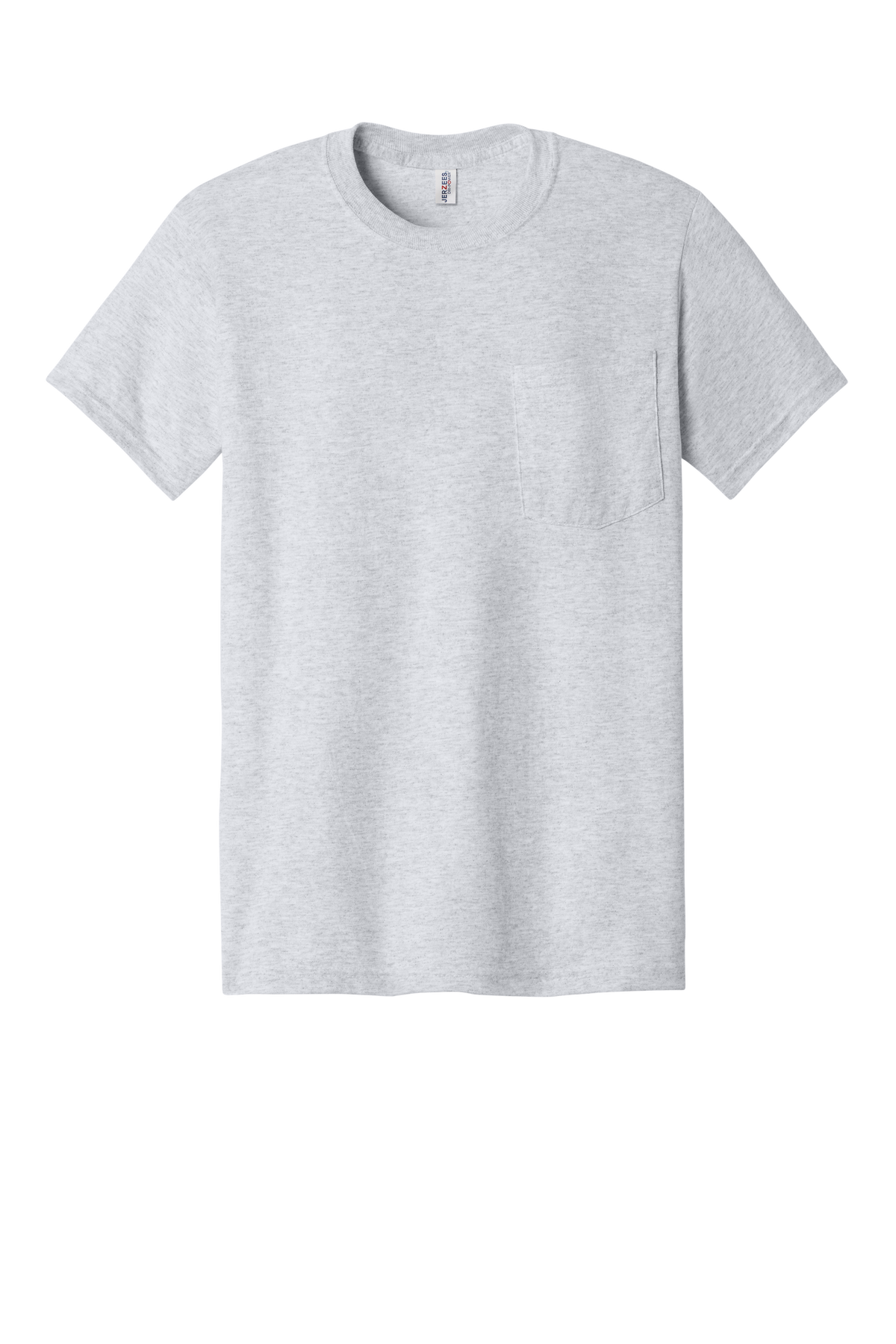 Jerzees 29MP pocket T-shirt Ash front view
