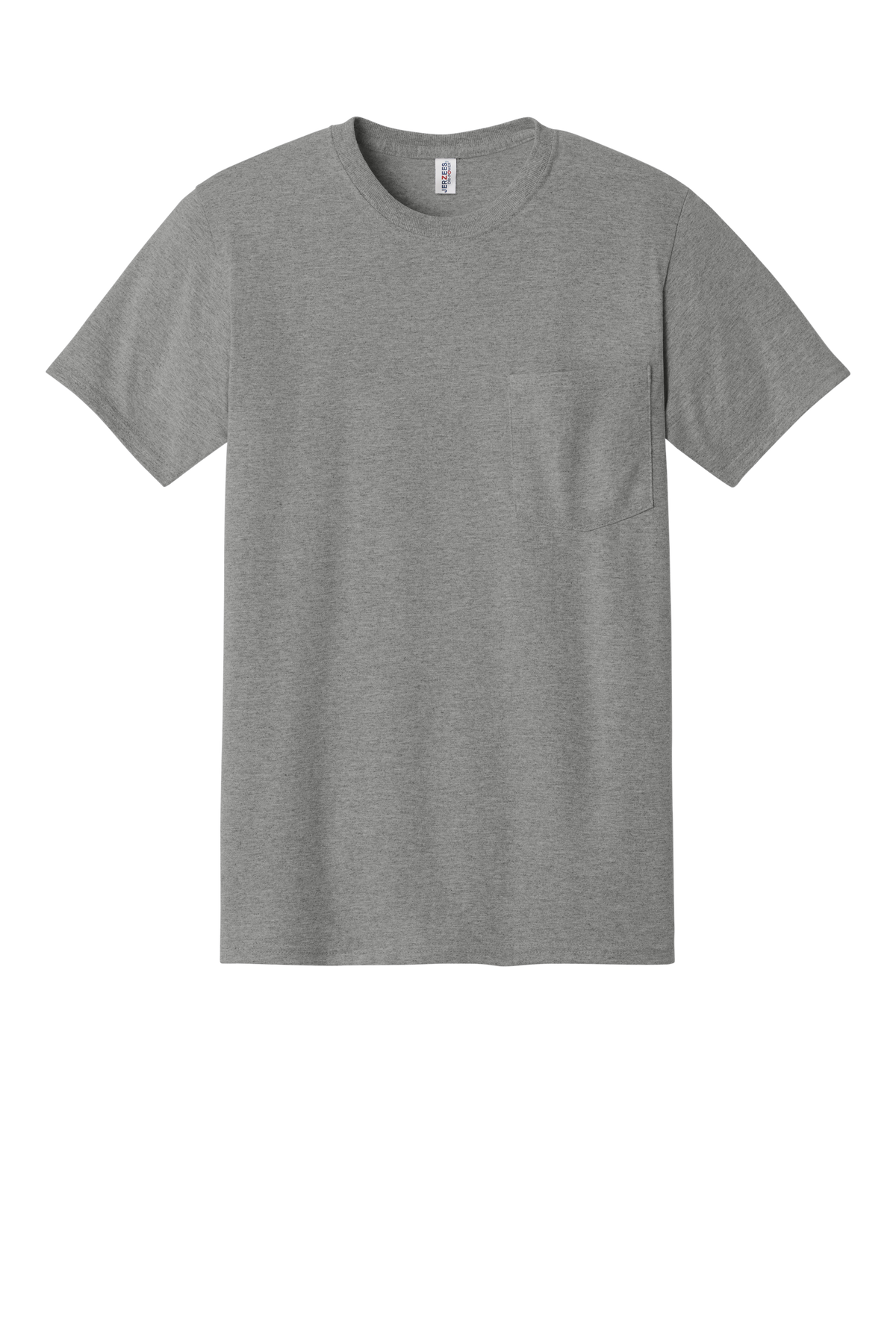 Jerzees 29MP pocket T-shirt Oxford front view